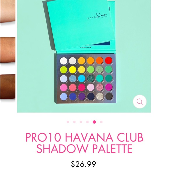 Kara Beauty PRO10 HAVANA CLUB SHADOW PALETTE - Picture 2 of 5